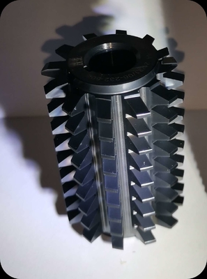 Bevel Gear Cutting Carbide Gear Hob Dengan Lapisan