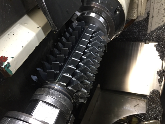 Tungsten High Speed ​​Hob Milling Cutter Alat Baja Paduan Untuk Suku Cadang Mobil