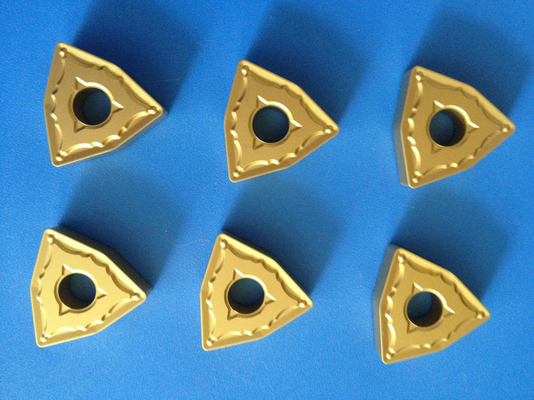 TCMT090204-HF kuning CNC Carbide Inserts Tool segitiga K05 - K15