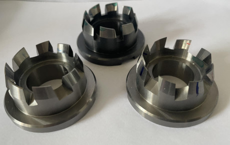 AT Coated Spiral Bevel Gear Cutter Alat Pemotong Gleason Silinder