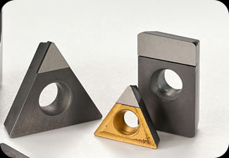 Alat Pemotong CNC CBN Turning Insert Silver High Hardness Non Standard