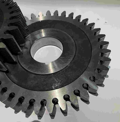 Modul Rakitan CNC Gear Cutting hitam Dengan Pisau Cukur Bermata Tunggal