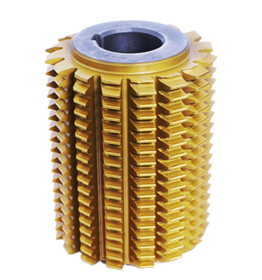 Finishing TiN Coating Carbide Hob Untuk Mesin Pemotong Gigi